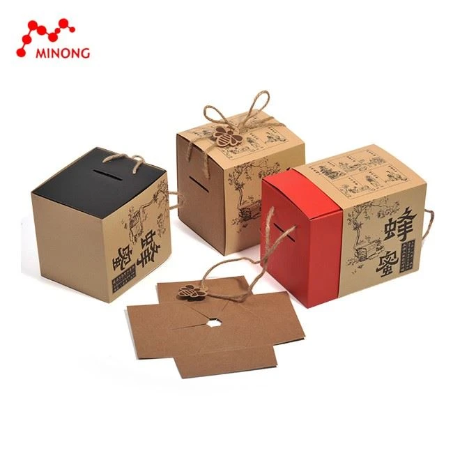 Kraft paper honey jar box China Suppliers